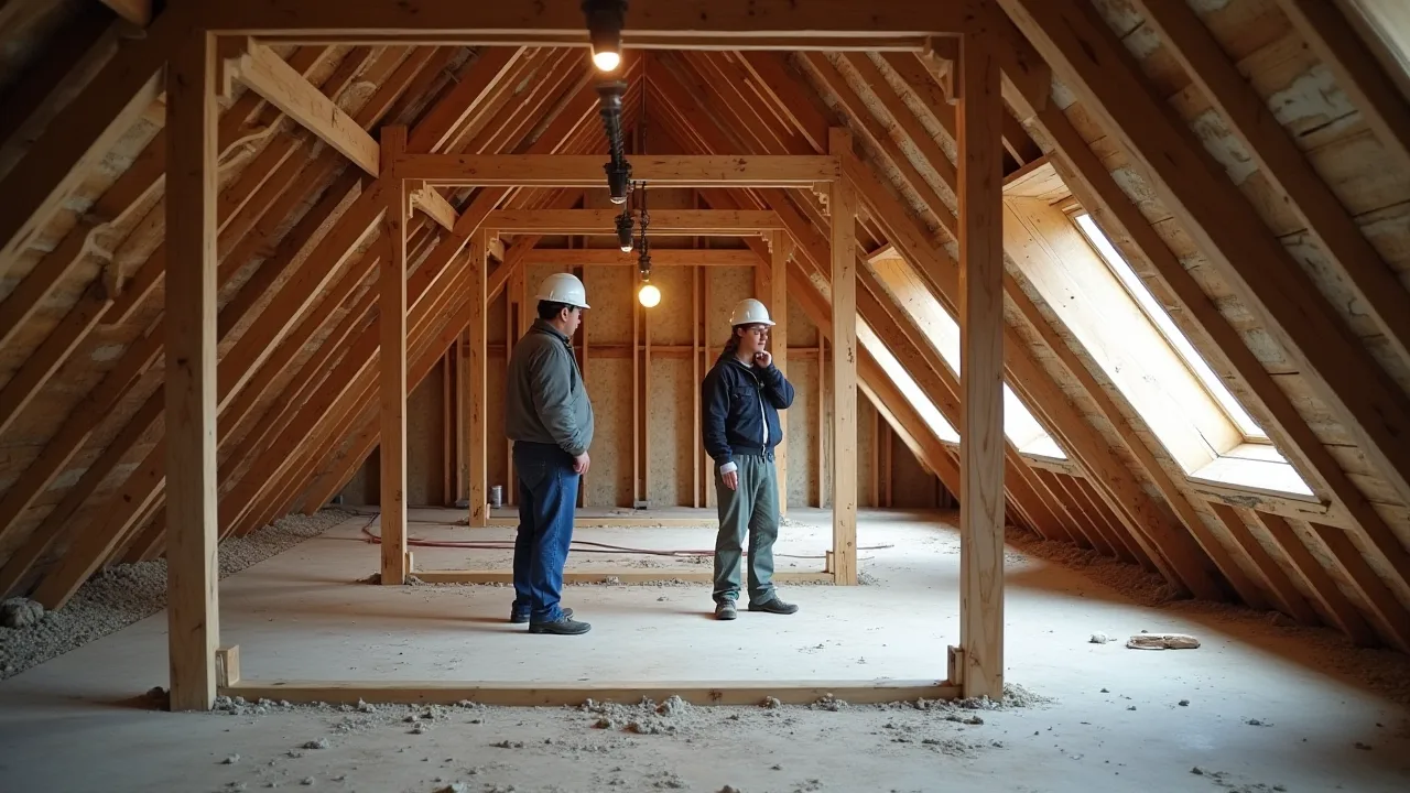 Extension de maison : Aménagement de combles en charpente fermette : est-ce possible ?