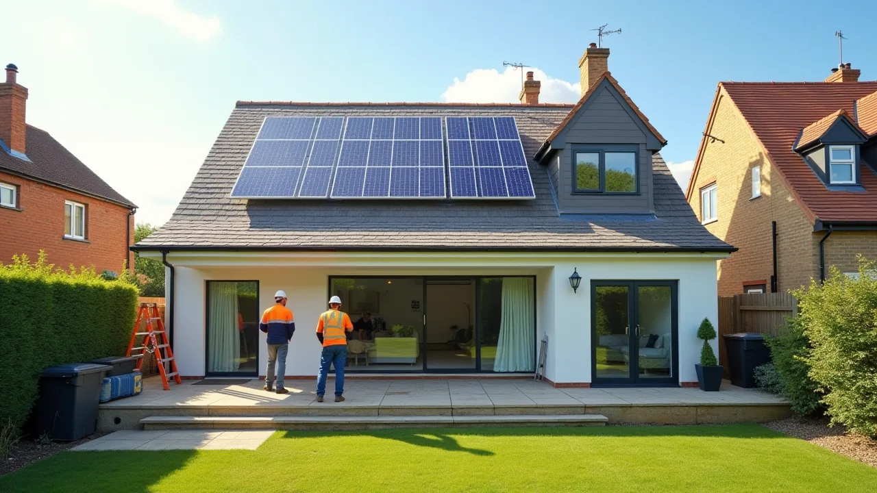 Extension de maison : Extension de maison et panneaux solaires : optimiser la nouvelle surface de toiture