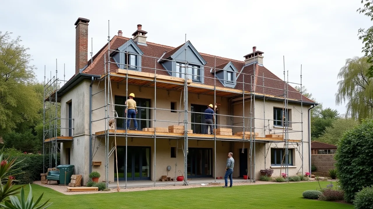 Extension de maison : Surélévation de maison : peut-on rester habiter pendant les travaux ?