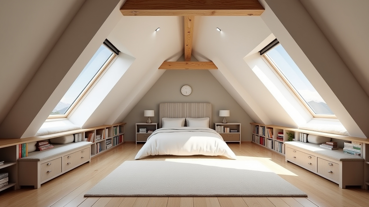 Amenagement de combles - interieur renove